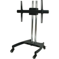 Premier Mounts PSD-VPS Low Profile Mobile Monitor Cart - Steel - Black