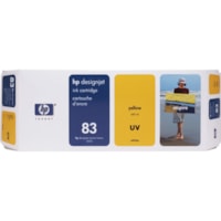 HP 83 (C4943A) Original Ink Cartridge - Single Pack - Inkjet - Yellow - 1 Each