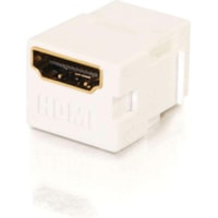 C2G HDMI Keystone Module - 1 x HDMI Audio/Video - White