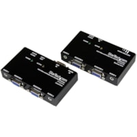 StarTech.com VGA Video Extender over Cat 5 with Audio - Extend and distribute a VGA signal and the accompanying audio to a remote display over Cat5 cable - vga extender - vga video extender over cat5 - vga monitor extender - vga over cat5 - vga over utp