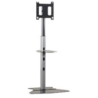 Chief MF16000S Flat Panel Display Stand - Up to 55" Screen Support - 56.70 kg Load Capacity - Flat Panel Display Type Supported - DepthFloor Stand - Silver