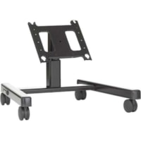 Chief Confidence Large 2' Mobile TV Cart - For Displays 42-86" - Black - 42" (1066.80 mm) to 86" (2184.40 mm) Screen Support - 200 lb (90718.47 g) Load Capacity - Flat Panel Display Type Supported - 29.50" (749.30 mm) Height x 36.10" (916.94 mm) Width x 25.20" (640.08 mm) Depth - Floor - Black - For