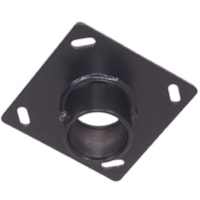 Premier Mounts 2" Coupling Ceiling Plate - Black