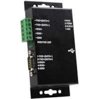 StarTech.com USB serial adapter - RS422 - RS485 - Industrial - serial - 1 port - Add an R422/485 serial port to your laptop or desktop computer through USB - USB to Serial - usb to rs485 - USB to DB9 - usb to rs422 - USB to serial Adapter