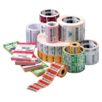 Zebra Label Paper 4 x 3in Thermal Transfer Zebra Z-Perform 2000T 1 in core - 4" Width x 3" Length - 890/Roll - 1" Core - 6 / Carton - White