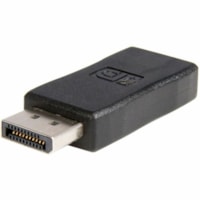 StarTech.com Adaptateur A/V StarTech.com DP2HDMIADAP - 1 x HDMI Femelle Audio/Vidéo numérique - 1 x DisplayPort Mâle Audio/Vidéo numérique - 1 emballage - 1920 x 1200 Supported - Noir