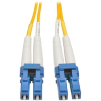 Tripp Lite series Fiber Optic Duplex Patch Cable - 49.2 ft (15 m) Fiber Optic Network Cable - First End: 2 x LC Network - Male - Second End: 2 x LC Network - Male - Patch Cable - 9/125 µm - Yellow