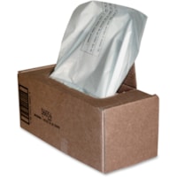 Fellowes Waste Bags for 125 / 225 / 2250 Series Shredders - 20 gal (75708.24 mL) - 40.25" (1022.35 mm) Height x 30.50" (774.70 mm) Width x 13" (330.20 mm) Depth - 50Carton - Plastic - Clear