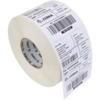 Zebra Tag Paper 2.25 x 1.37in Direct Thermal Zebra Z-Select 4000D 7.5 mil 1 in core - 2.25" Width x 1.37" Length - 1600/Roll - 1" Core - 6 / Carton