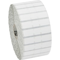 Zebra Label Polypropylene 2.2 x 0.5in Direct Thermal Zebra 8000D Jewelry 1in core - 2.2" Width x 0.5" Length - 3510/Roll - 1" Core - 6 Roll - White