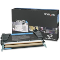 Lexmark Toner Cartridge - Laser - Standard Yield - 6000 Pages - Cyan - 1 Each