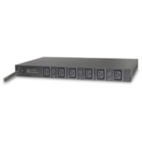 APC by Schneider Electric Basic Rack 6-Outlets 22kW PDU - Basic - 6 x IEC 60320 C19 - 22 kW - 8 ft Cord Length - 1U - Rack-mountable