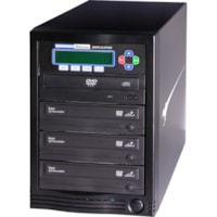 Kanguru 1-to-3, 24x DVD Duplicator - Standalone - 1 x DVD-ROM, 3 x DVD-Writer - 24x DVD+R, 24x DVD-R, 12x DVD+R, 12x DVD-R, 52x CD-R - 22x DVD+R/RW, 22x DVD-R/RW - USB - 52x CD Read/52x CD Write - 18x DVD Read/24x DVD Write/22x DVD Rewrite - USB 