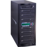 Kanguru 7 Target, 24x DVD Duplicator with Internal Hard Drive - Standalone - 7 x DVD-Writer - 24x DVD-R, 24x DVD+R, 18x DVD-ROM, 12x DVD+R, 12x DVD-R, 52x CD-R, 52x CD-ROM - 22x DVD+R/RW, 22x DVD-R/RW - USB52x CD Write24x DVD Write/22x DVD Rewrite - USB 