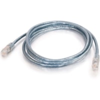C2G 50ft High Speed Internet Modem Cable - Phone Cable - Transparent Blue - M/M - 50 ft (15.24 m) RJ-11 Phone Cable for Phone, Modem, Answering Machine, Fax Machine - First End: 1 x RJ-11 Phone - Male - Second End: 1 x RJ-11 Phone - Male - Shielding - Gold Plated Contact - Gray