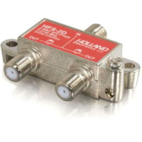 Diviseur de signal - Zinc C2G - 2 voies - 2,15 GHz - 15 MHz à 2,15 GHz - Zinc