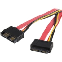 StarTech.com 20in Slimline SATA Extension Cable - Extend Slimline SATA power and data connections by up to 20 inches