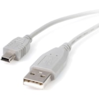 StarTech.com Mini USB 2.0 cable - Short, compact, economical mini USB cable, perfect for charging and syncing Blackberry, mobile phones and cameras