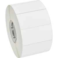 Zebra Label Paper 4 x 2in Direct Thermal Zebra Z-Perform 1000D 3 in core - 4" (101.60 mm) Width x 2" (50.80 mm) Length - Permanent Adhesive - Rectangle - Direct Thermal - White - Paper, Acrylic - 2760 / Roll - Perforated - 4 / Roll