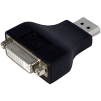 StarTech.com Compact DisplayPort to DVI Adapter, DP 1.2 to DVI-D Adapter/Video Converter 1080p, DP to DVI Monitor, Latching DP Connector - Passive DisplayPort 1.2 to DVI-I (digital only DVI-D) single-link adapter 1920x1200/1080p 60Hz | HBR2/HDCP 1.3; EDID/DDC - DisplayPort to DVI adapter for DP++ so