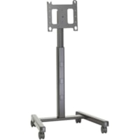 Chief Flat Panel Mobile Display Cart - For Monitors 42-86" - Black - Up to 86" (2184.40 mm) Screen Support - 200 lb (90718.47 g) Load Capacity - Flat Panel Display Type Supported - 80.63" (2047.88 mm) Height x 31.10" (789.94 mm) Width x 32" (812.80 mm) Depth - Aluminum - Black - For Flat Panel - Mob