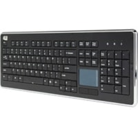 Adesso SofTouch AKB-440UB Keyboard - USB - 104 Keys - Chrome