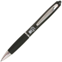 Zebra Z-Grip MAX Gel Retractable Pens - 0.7 mm (0.03") Medium Pen Point - Retractable - Black Ink - Gel-based - Black Barrel - 1 Each