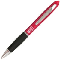 Zebra Z-Grip MAX Gel Retractable Pens - 0.7 mm (0.03") Medium Pen Point - Retractable - Red Ink - Gel-based - Red Barrel - 1 Each