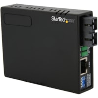 Émetteur-récepteur/Convertisseur de média StarTech.com - Réseasu (RJ-45) - 1x PoE (RJ-45) Ports - 1 x Ports SC - Fonction DuplexPort SC - Multimode - 0,05 mil (0 mm) Fibre - Fast Ethernet - 10Base-T, 100Base-FX, 100Base-TX - 2 km (1,24 Mille) - Adaptateur secteur CA - Externe