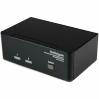 Boîtier de commutation KVM StarTech.com - 2 Ordinateur(s) - QXGA - 2048 x 1536 - 6 x USB - Bureau