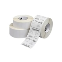 Zebra Z-Select 4000T (Label & Ribbon Kit) - 3 1/2" Width x 1 1/2" Length - Permanent Adhesive - Thermal Transfer - White - Paper, Acrylic - 1570 / Roll - Perforated - 3 Roll