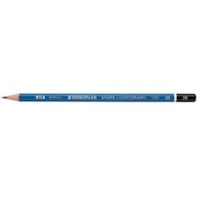 Crayon en bois Lumograph Staedtler Mars - Lead Noir - 2B - Barrel Bleu - 1 chaque