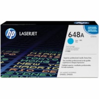 HP 648A (CE261A) Original Standard Yield Laser Toner Cartridge - Single Pack - Cyan - 1 Each - 11000 Pages