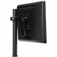 Atdec SD 16.5in pole desk mount with one display head - Loads up to 26.5lb - VESA 75x75, 100x100 - Quick display release - 20° angle adjustment - Landscape/portrait rotation - QuickShift(tm) lever mechanism - Bolt through, desk clamp options and all mounting hardware included