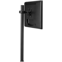 Atdec SD 29.5in pole desk mount with one display head - Loads up to 26.5lb - VESA 75x75, 100x100 - Quick display release - 20° angle adjustment - Landscape/portrait rotation - QuickShift(tm) lever mechanism - Bolt through, desk clamp options and all mounting hardware included