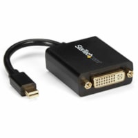 StarTech.com Mini DisplayPort to DVI Adapter, Mini DP to DVI-D Converter, 1080p Video, VESA Certified, mDP 1.2 to DVI Monitor/Display - Passive Mini DP to DVI-I (digital only DVI-D) single-link converter supports 1080p 60Hz video; mDP 1.2; EDID/DDC | DisplayPort Certified - mDP++ source to DVI monit