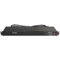 Star Tech.com Rackmount PDU with 8 Outlets with Surge Protection - 19in Power Distribution Unit - 1U - Protect your equipment while adding eight additional power outlets to your server rack, with this 19in power distribution unit