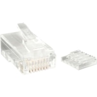 StarTech.com Cat.6 RJ45 Stranded Modular Plug Connector - 50 Pack - Network connector - RJ-45 (M) - CAT 6 - stranded - clear (pack of 50)