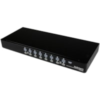 StarTech.com 16 Port 1U Rackmount USB KVM Switch with OSD - Control up to 16 USB computers from a single keyboard, mouse and monitor - usb kvm switch - 16 port kvm switch - vga kvm switch -rack mount kvm