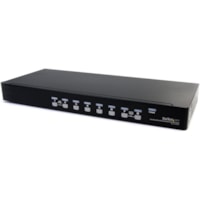 Boîtier de commutation KVM StarView StarTech.com - 8 Ordinateur(s) - 1920 x 1440 - 2 x USB - 9 x VGA - 1U - Montable en rack, Bureau