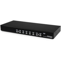 StarTech.com 8 Port 1U Rackmount USB KVM Switch with OSD - Control up to 8 VGA and USB computers from a single keyboard, mouse and monitor - usb kvm switch - 8 port kvm switch - vga kvm switch -rack mount kvm