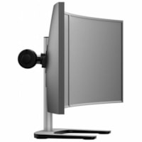 Atdec dual/single monitor desk mount with a freestanding base. VESA 75x75, 100x100. Suits flat and curved displays. - Quick display release, tilt, pan, landscape/portrait - QuickShift(tm) lever mechanism, tool-free - 20° viewing angle adjustment - Advanced cable management - All mounting hard