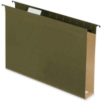 Pendaflex SureHook Legal Recycled Hanging Folder - 2" (50.80 mm) Folder Capacity - 8 1/2" (215.90 mm) x 14" (355.60 mm) - Fiber - Green - 10% Recycled - 20 / Box