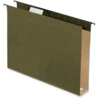 Pendaflex SureHook Letter Recycled Hanging Folder - 2" (50.80 mm) Folder Capacity - 8 1/2" (215.90 mm) x 11" (279.40 mm) - Green - 10% Recycled - 20 / Box