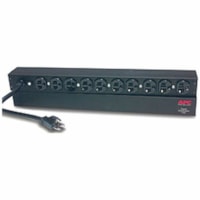 APC Basic Rack 2.4kVA PDU - 10 x NEMA 5-20R - 2.4kVA - 1U 19" Rack-mountable