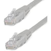 StarTech.com 10ft CAT6 Ethernet Cable - Gray Molded Gigabit - 100W PoE UTP 650MHz - Category 6 Patch Cord UL Certified Wiring/TIA - 10ft Gray CAT6 Ethernet cable delivers Multi Gigabit 1/2.5/5Gbps & 10Gbps up to 160ft - 650MHz - Fluke tested to ANSI/TIA-568-2.D Category 6 - 24 AWG stranded 100% copp