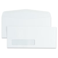 Supremex 1040440FSC Outside Side Seam Business Envelope - Business - #10 - 9 1/2" (241.30 mm) Width x 4 1/8" (104.65 mm) Length Diameter - 24 lb (10886.22 g) - White - 500 / Box