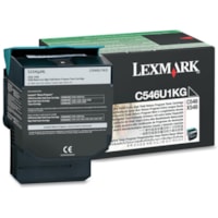 Cartouche toner C546U1KG D'origine Laser - Noir - 1 chaque Lexmark - Laser - 1 Unité