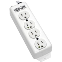 Tripp Lite Power Strip 120V AC - NEMA 5-15P - 4 NEMA 5-15R Hospital Grade - 4.57m