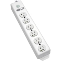 Tripp Lite Power Strip 120V AC - NEMA 5-15P - 6 NEMA 5-15R Hospital Grade - 4.57m